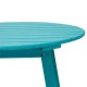 Elm PLUS 32"D Outdoor Patio Aqua HDPE Round Coffee Table
