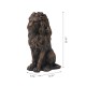 Glitzhome 20.5"H MGO Guardian Standing Lion Statue, Set of 2