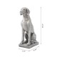 Glitzhome 28.25"H MGO Sitting Labrador Retriever Dog Statue, Set of 2