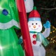 Glitzhome 8FT Lighted Inflatable Xmas Snowman Climbing Up Tree Decor