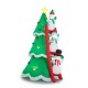 Glitzhome 8FT Lighted Inflatable Xmas Snowman Climbing Up Tree Decor