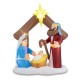 Glitzhome 7FT Lighted Inflatable Nativity Decor