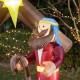 Glitzhome 7FT Lighted Inflatable Nativity Decor