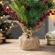 Glitzhome 20"H Christmas Cardinal Table Tree Décor