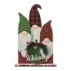 Glitzhome 18"H Wooden Gnome Family Table Decor