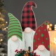 Glitzhome 18"H Wooden Gnome Family Table Decor