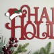 Glitzhome 24"L Metal "HAPPY HOLIDAYS" Christmas Wall Decor