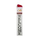 Glitzhome 42.25"H Wooden Reversible "WELCOME/HOHOHO" Snowman Porch Sign