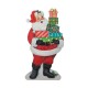 Glitzhome 36"H Wooden Santa Gifts Porch Decor