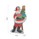 Glitzhome 36"H Wooden Santa Gifts Porch Decor