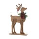 Glitzhome 36"H Chunky Wood Reindeer Porch Decor