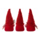 Glitzhome Set of 3 Fabric JOY Christmas Gnome Decor