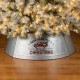 Glitzhome 40.5"D Christmas Galvanized Metal Truck Tree Collar