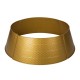 Glitzhome 40.5"D Christmas Gold Hammered Metal Tree Collar