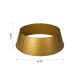 Glitzhome 40.5"D Christmas Gold Hammered Metal Tree Collar