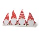 Glitzhome 30"L Christmas Gnomes Metal Tree Collar Or Hanging Decor
