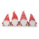 Glitzhome 30"L Christmas Gnomes Metal Tree Collar Or Hanging Decor