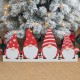 Glitzhome 30"L Christmas Gnomes Metal Tree Collar Or Hanging Decor