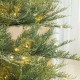 Glitzhome 9ft Pre-Lit Pencil Green Pine Artificial Christmas Tree with 480 Warm White Lights