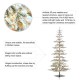 Glitzhome 9ft Deluxe Pre-Lit Flocked Pine Artificial Christmas Tree with 650 Warm White Lights