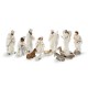 Glitzhome 12pcs Ivory Resin Nativity Scene Figurine Set