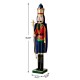 Glitzhome 36"H Wooden Christmas King Nutcracker