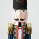 Glitzhome 36"H Wooden Christmas Drummer Nutcracker