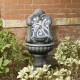 Glitzhome 35.25"H European Style Faux Mosaic 3-Tier Pedestal Polyresin Outdoor Fountain with Pump and LED Light