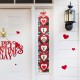 Glitzhome 30"H Set of 2 Valentine's Wooden Heart Door Hanger