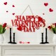 Glitzhome 24"L Metal "HAPPY VALENTINE'S  DAY" Wall Decor