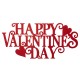 Glitzhome 24"L Metal "HAPPY VALENTINE'S  DAY" Wall Decor