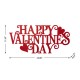 Glitzhome 24"L Metal "HAPPY VALENTINE'S  DAY" Wall Decor