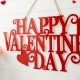 Glitzhome 24"L Metal "HAPPY VALENTINE'S  DAY" Wall Decor