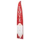 Glitzhome 42"H Valentine's Wooden Gnome Porch Sign Decor