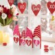 Glitzhome 11"L Valentine's Love Wooden Gnome Table Decor