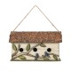 Glitzhome 15.75"L Oversized Washed White Distressed Solid Wood Cottage Birdhouse with 3D Tree and Bird