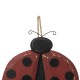 Glitzhome 11.5"H Distressed Solid Wood Ladybug Birdhouse