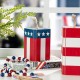 Glitzhome 9.75"H Wooden Patriotic/Americana Firecracker Table Decor