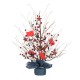 Glitzhome 20"H Patriotic/Americana Berry Table Tree