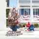 Glitzhome 20"H Patriotic/Americana Berry Table Tree