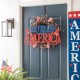 Glitzhome 24"L Patriotic/Americana Metal "GOD BLESS AMERICA" Wall Décor