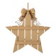 Glitzhome 19.25"L Patriotic/Americana Wooden Star Door Hanger