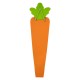 Glitzhome 41.5"H Wooden and Metal Carrot Happy Easter Porch Decor