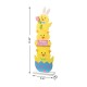 Glitzhome 30"H Wooden Stacked Chicks Happy Easter Porch Decor