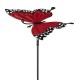 Glitzhome 22"H Set of 3 Metal Butterfly Pick