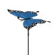 Glitzhome 22"H Set of 3 Metal Butterfly Pick