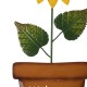 Glitzhome 36"H Metal "Welcome to the Garden" Sunflower Yardstake