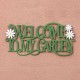 Glitzhome 24"L Metal Cutout "WELCOME TO MY GARDEN"  Wall Decor