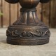 Glitzhome 27.25"H MgO Bronze Standing Fleur De Lis Garden Statue