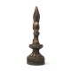 Glitzhome 27.25"H MgO Bronze Standing Fleur De Lis Garden Statue